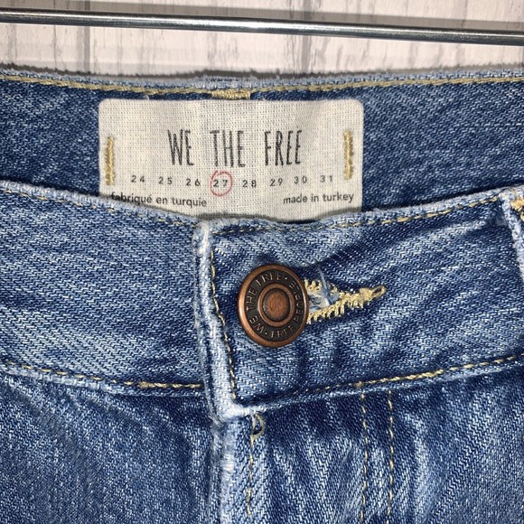 Womens Size 27 We The Free Free People Aztek Jeans EUC - Picture 2 of 5